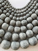 Horn Round Beads Matte/Brush