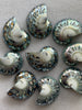 Philippine Shell 9 Cut Blue Tiger's Eye with Grooving